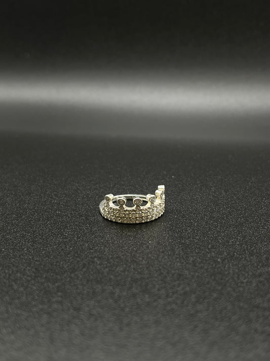 925 Silver Crown Ring