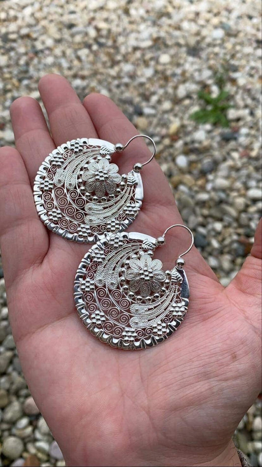 Arracada Jerezana en Plata 925